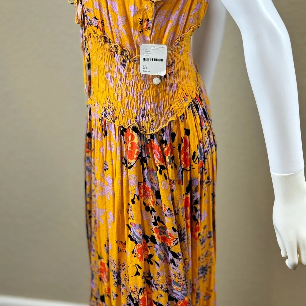 NWT Free People Intimately Ready For The Day Maxi Slip Dress $108 Size Medium - Picture 7 of 15
